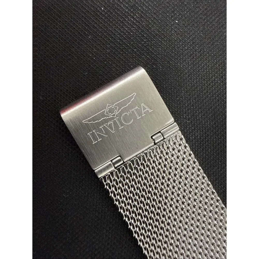 Invicta Angel 31068 New Battery 38mm Stainless Steel Silver Dial Steel Mesh Band